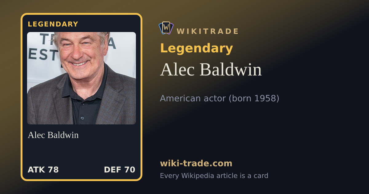 Alec Baldwin — Legendary card