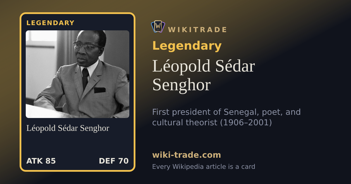 Léopold Sédar Senghor — Legendary card