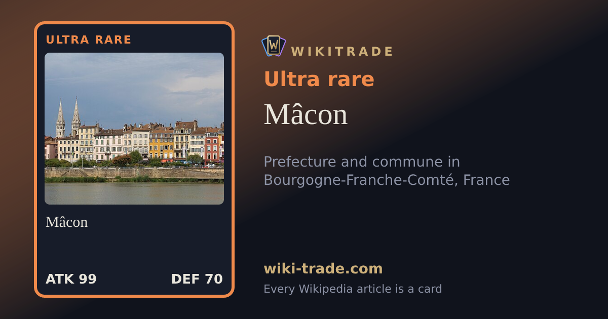 Mâcon — Ultra rare card