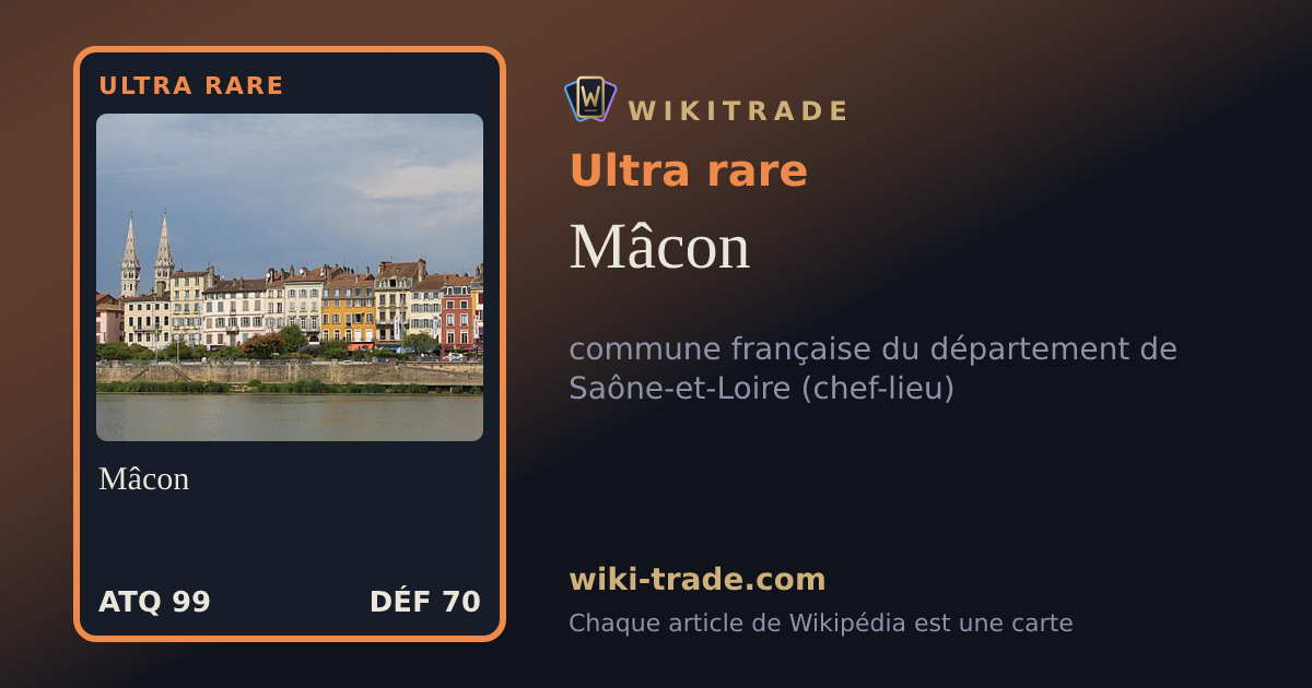 Mâcon — carte Ultra rare