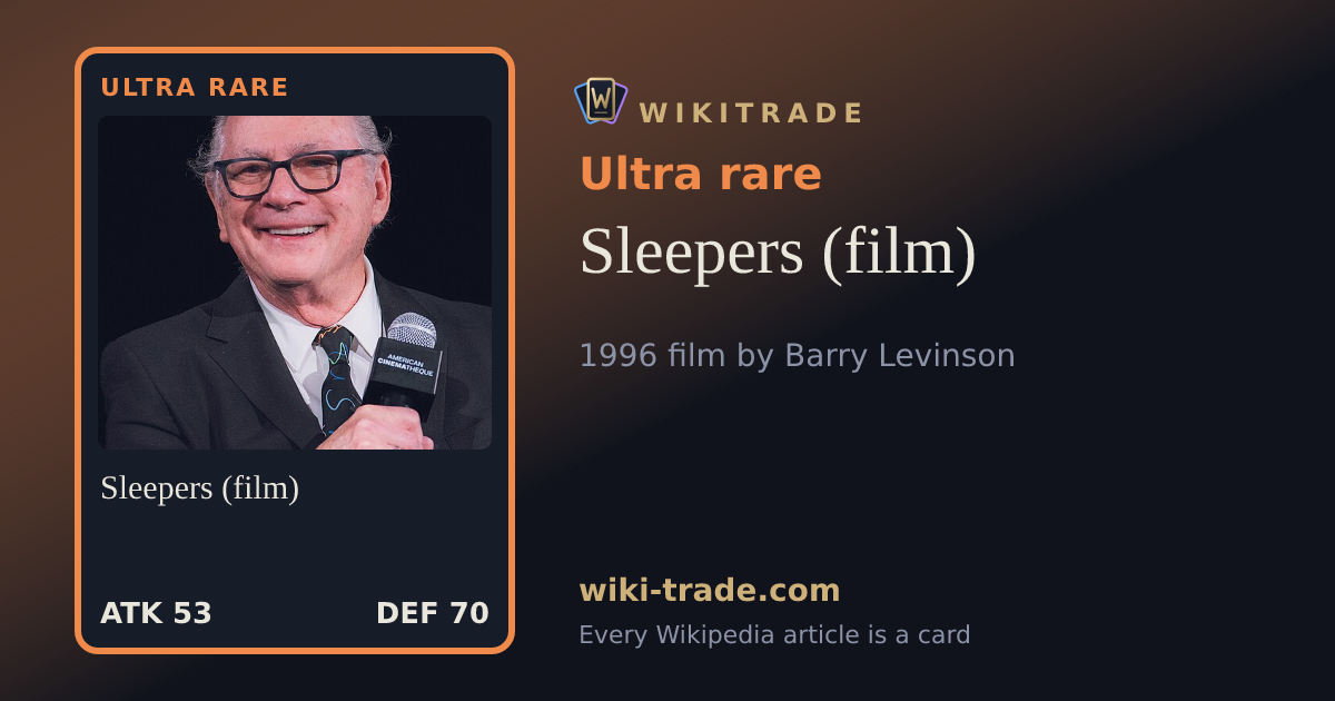 Sleepers (film) — Ultra rare card