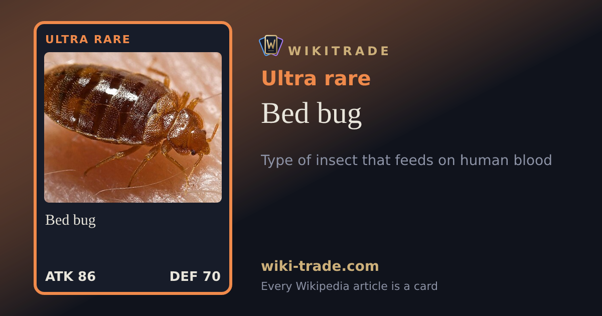 Bed bug — Ultra rare card