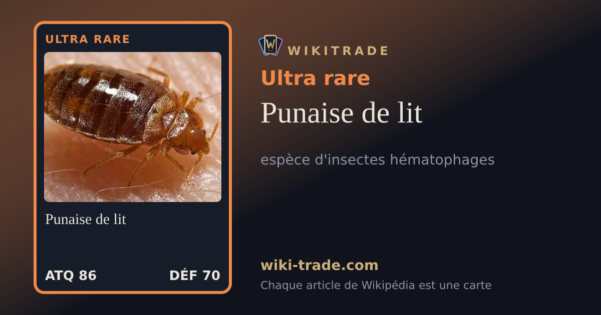 Punaise de lit — carte Ultra rare