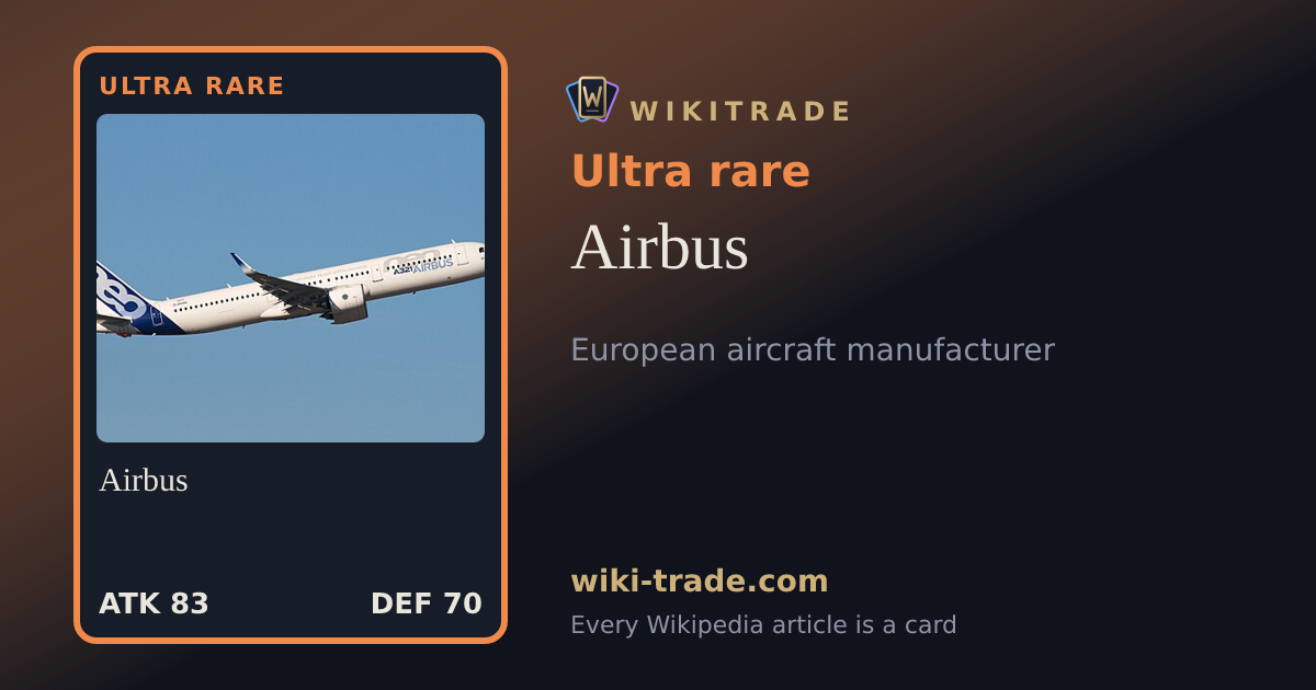 Airbus — Ultra rare card