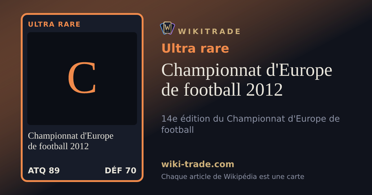 Championnat d'Europe de football 2012 — carte Ultra rare