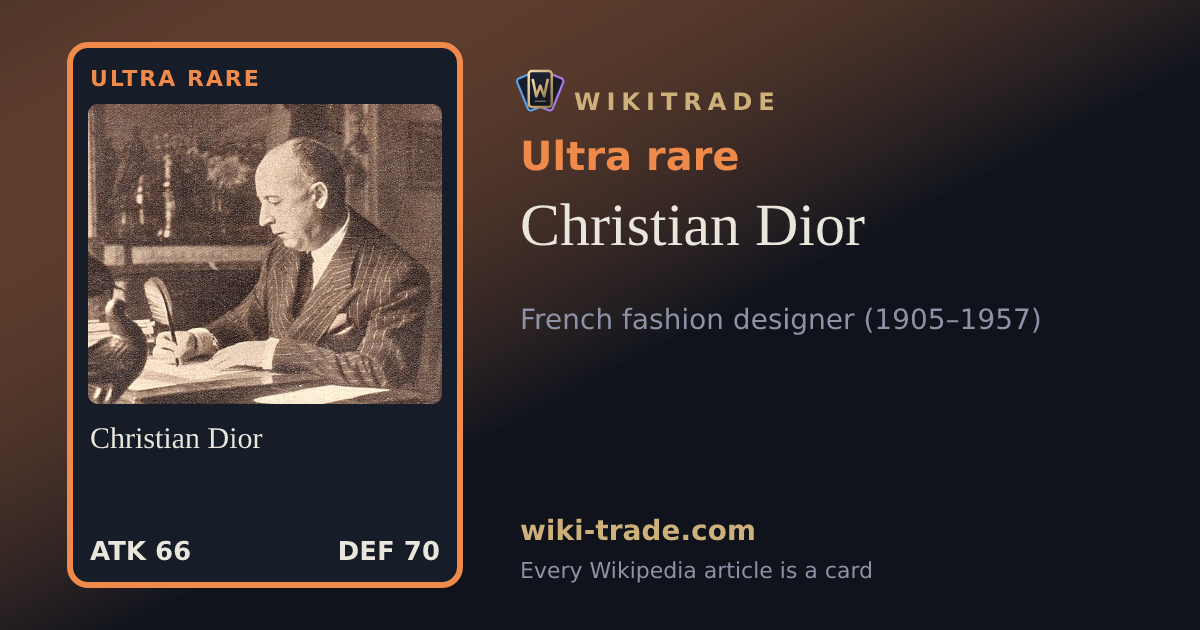 Christian Dior — Ultra rare card