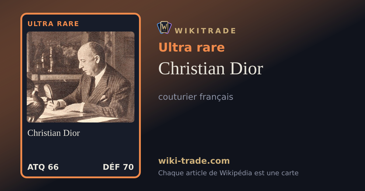 Christian Dior — carte Ultra rare