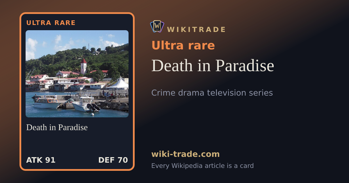 Death in Paradise — Ultra rare card