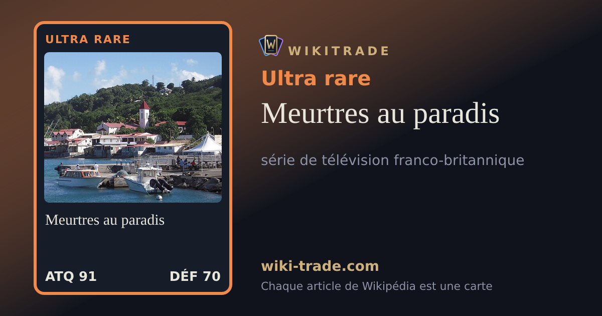 Meurtres au paradis — carte Ultra rare