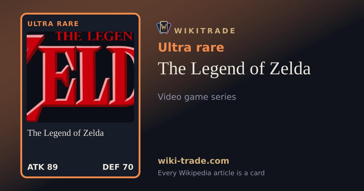 The Legend of Zelda — Ultra rare card