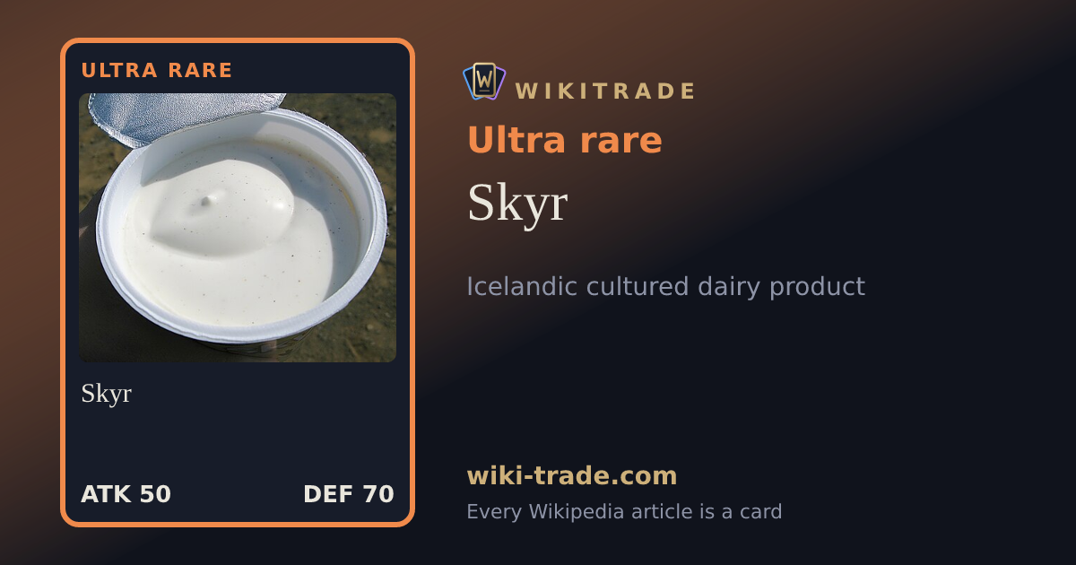 Skyr — Ultra rare card