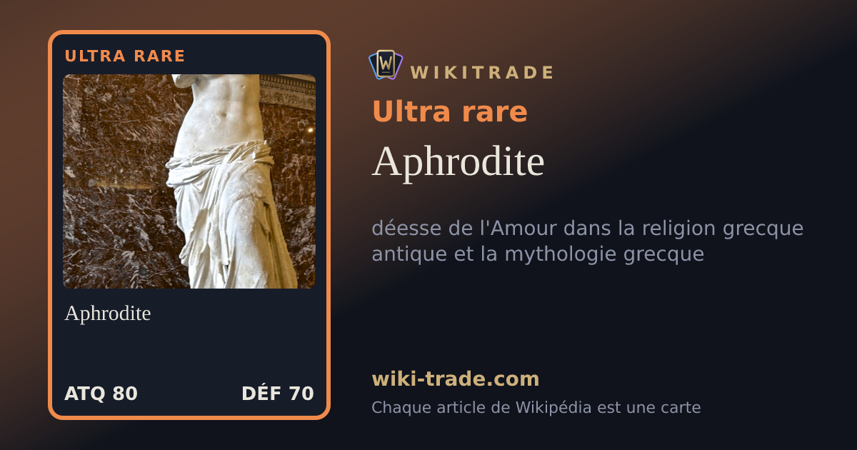 Aphrodite — carte Ultra rare