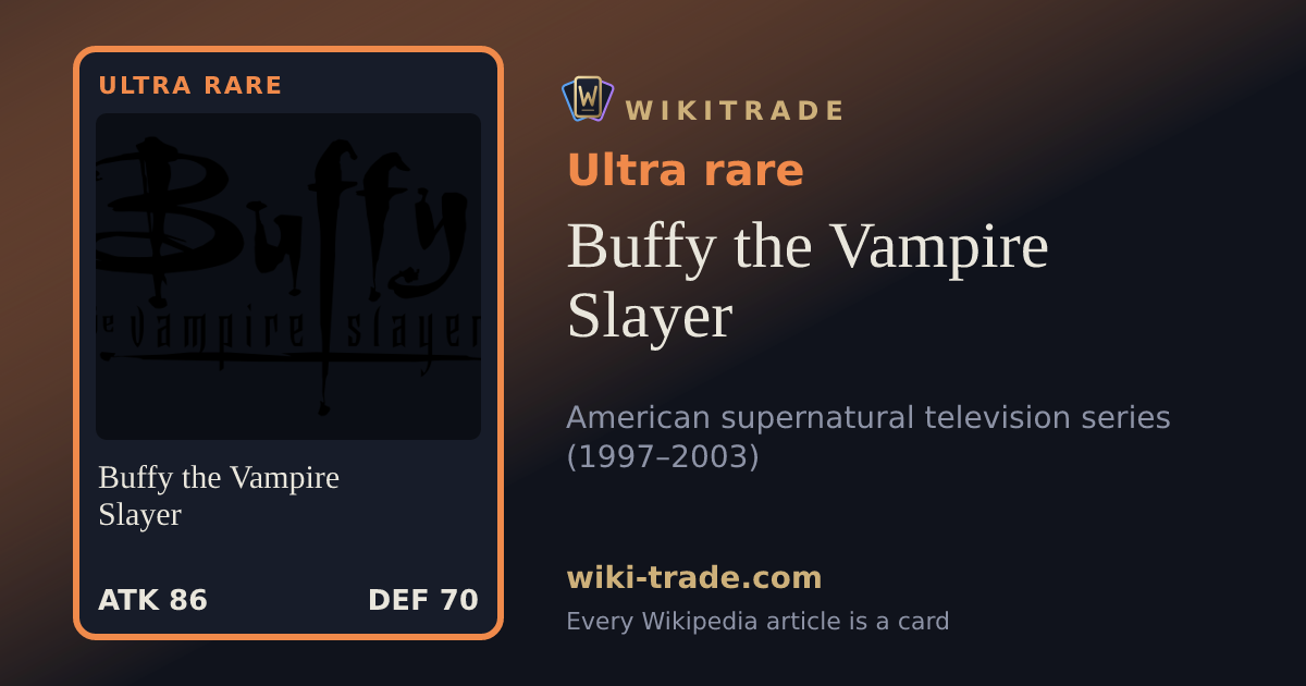 Buffy the Vampire Slayer — Ultra rare card