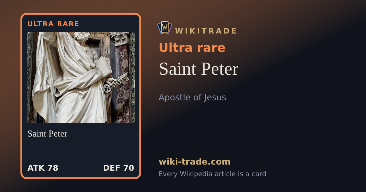 Saint Peter — Ultra rare card