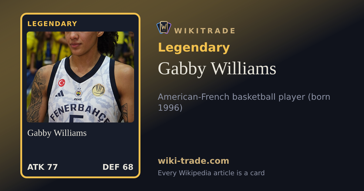 Gabby Williams — Legendary card