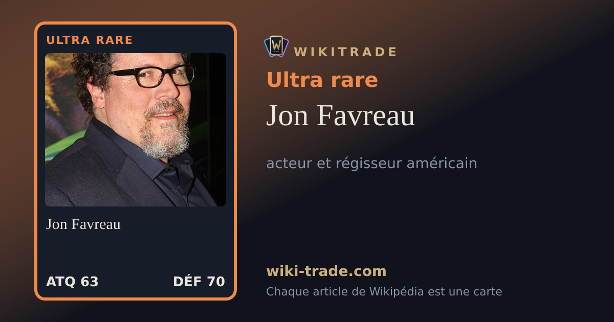 Jon Favreau — carte Ultra rare