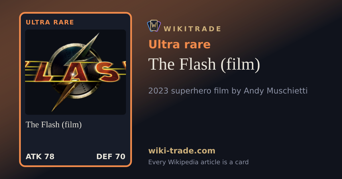 The Flash (film) — Ultra rare card