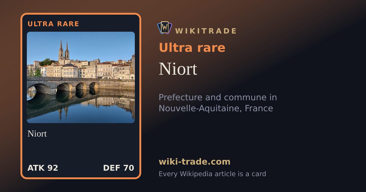 Niort — Ultra rare card
