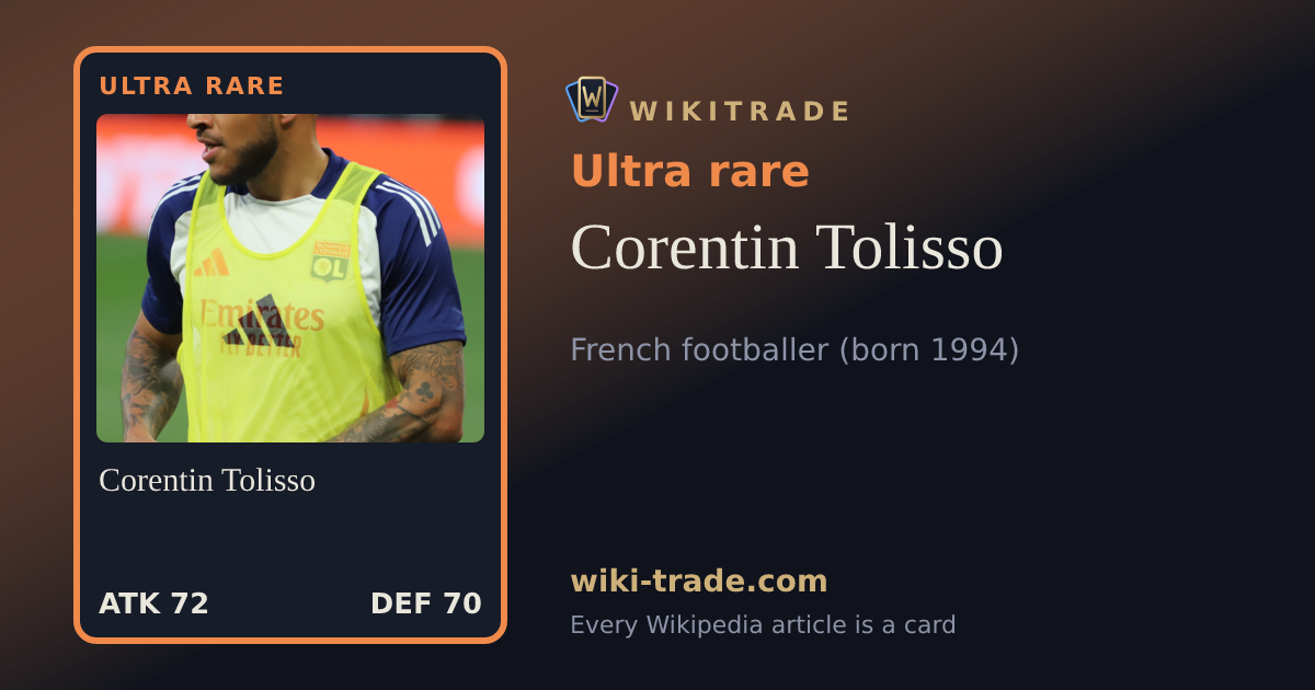 Corentin Tolisso — Ultra rare card