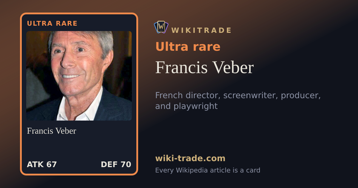 Francis Veber — Ultra rare card