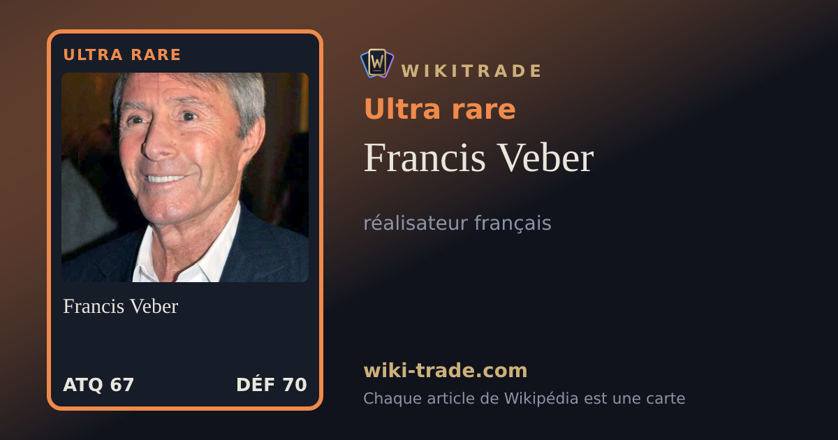 Francis Veber — carte Ultra rare