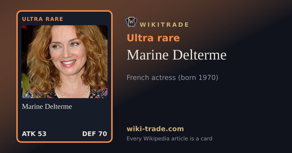 Marine Delterme — Ultra rare card
