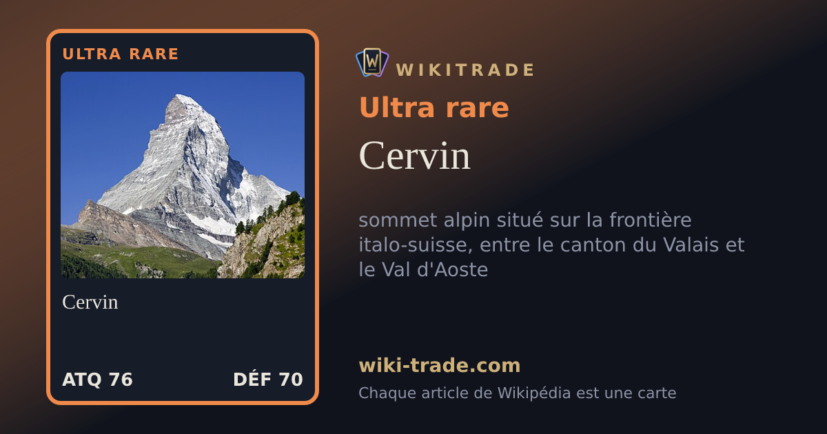 Cervin — carte Ultra rare