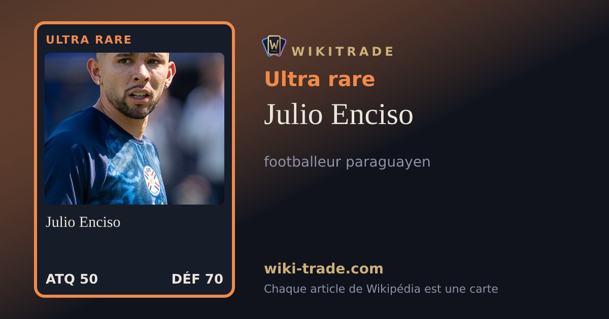 Julio Enciso — carte Ultra rare