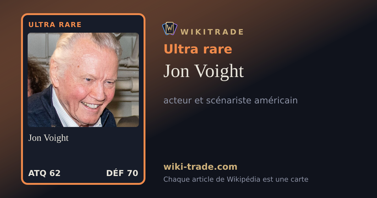 Jon Voight — carte Ultra rare