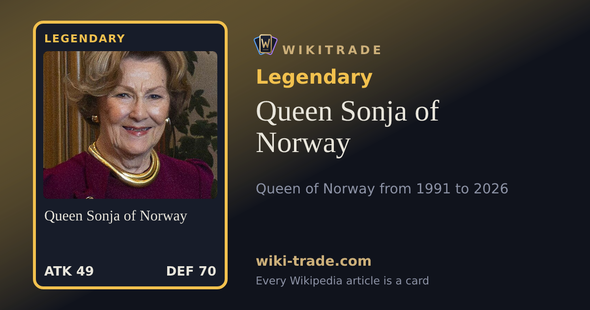 Queen Sonja of Norway — Legendary card