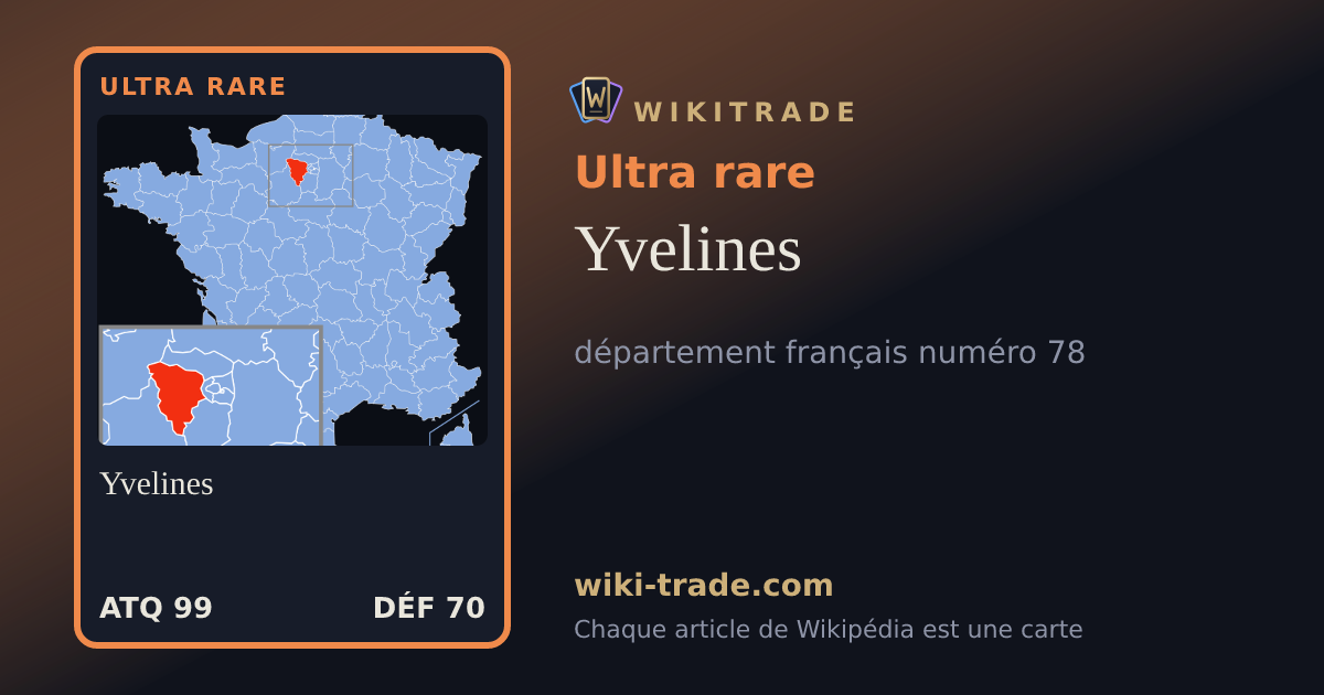 Yvelines — carte Ultra rare