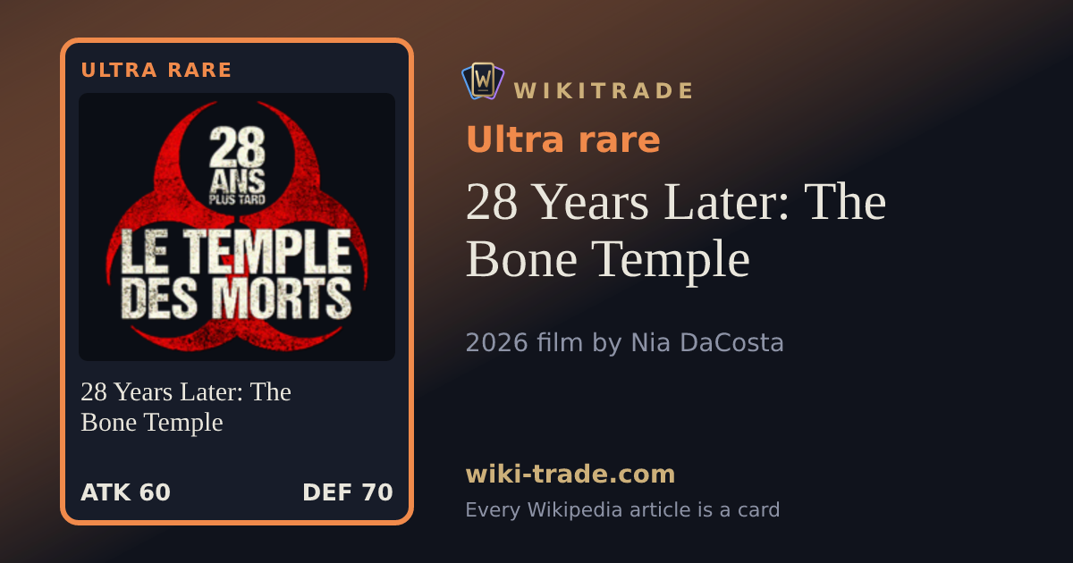 28 Years Later: The Bone Temple — Ultra rare card