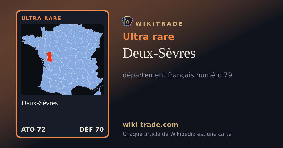 Deux-Sèvres — carte Ultra rare
