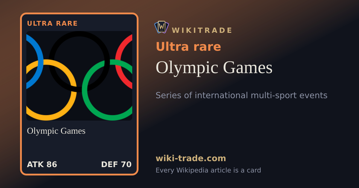 Olympic Games — Ultra rare card