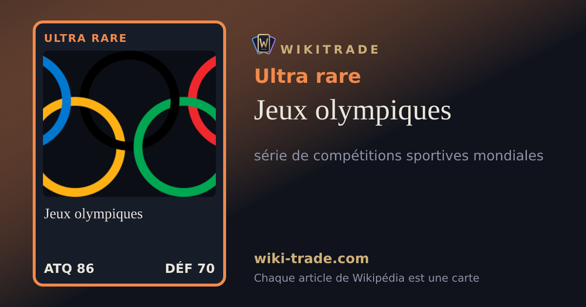Jeux olympiques — carte Ultra rare