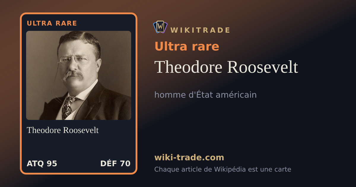 Theodore Roosevelt — carte Ultra rare
