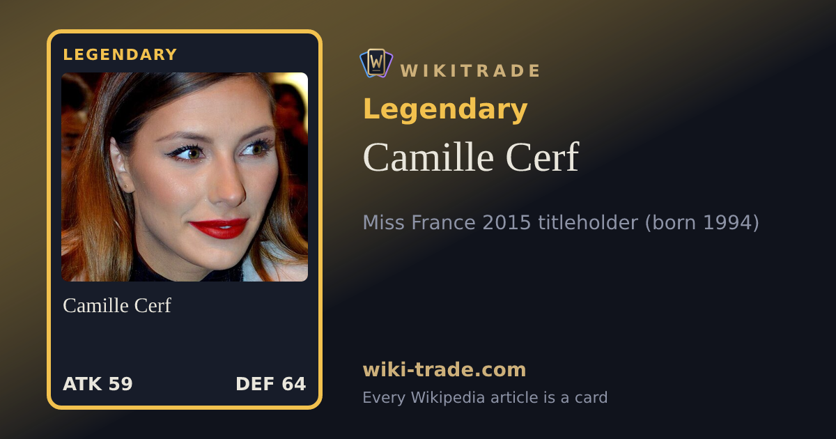 Camille Cerf — Legendary card
