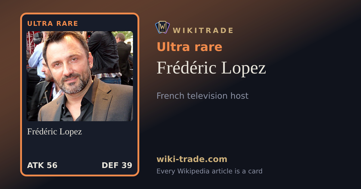 Frédéric Lopez — Ultra rare card
