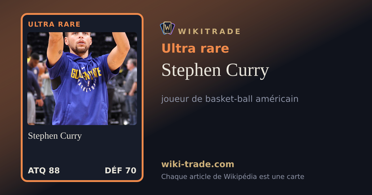 Stephen Curry — carte Ultra rare