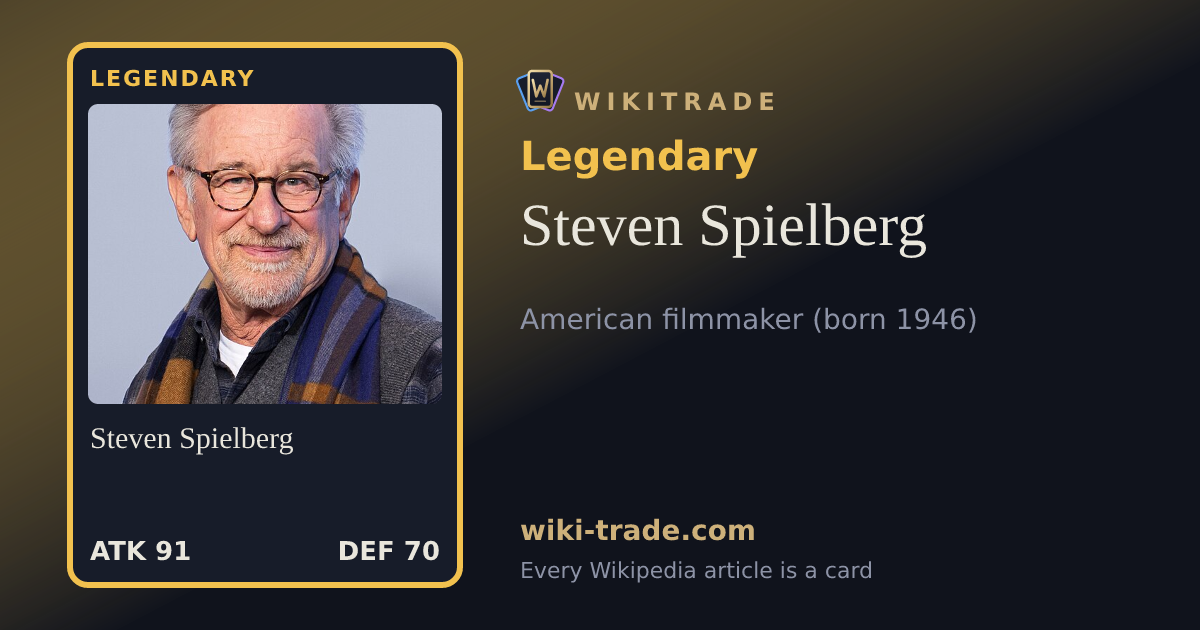 Steven Spielberg — Legendary card