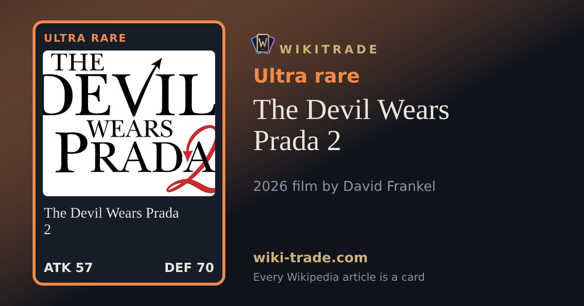 The Devil Wears Prada 2 — Ultra rare card