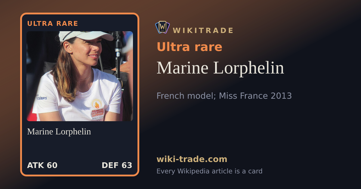 Marine Lorphelin — Ultra rare card