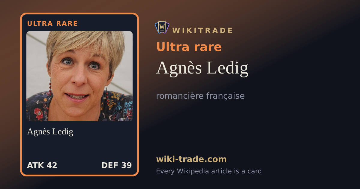 Agnès Ledig — Ultra rare card