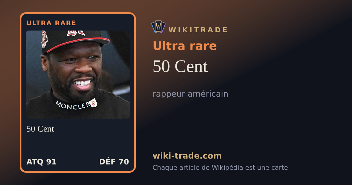 50 Cent — carte Ultra rare