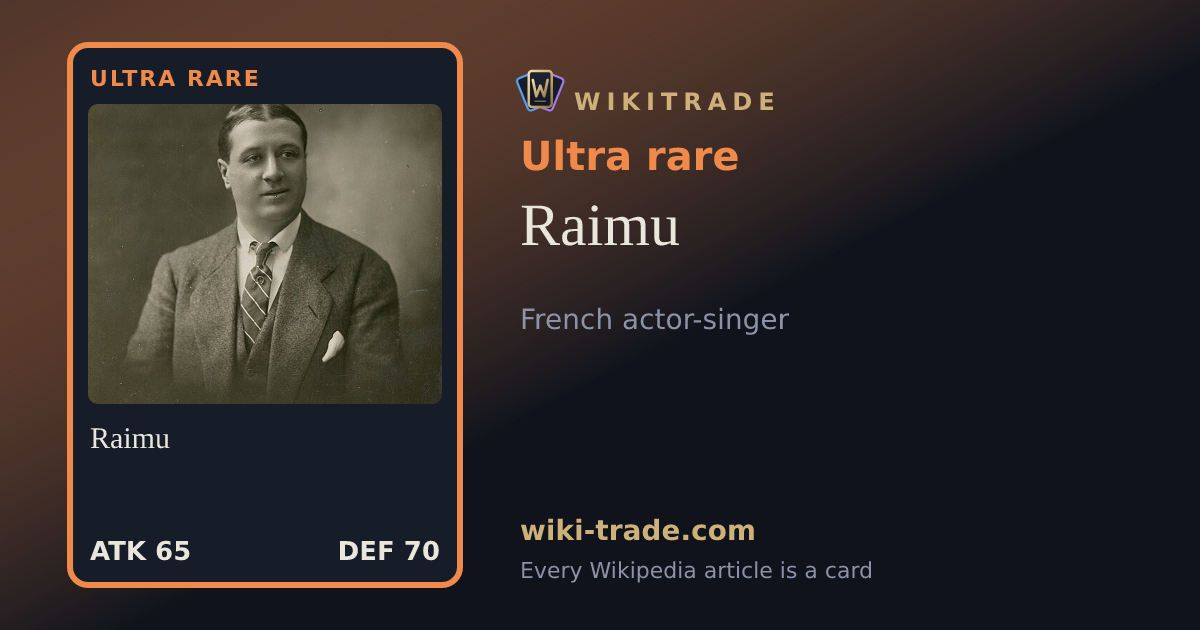 Raimu — Ultra rare card