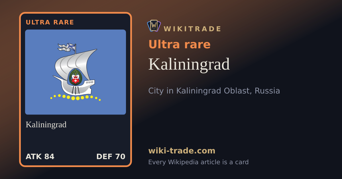 Kaliningrad — Ultra rare card