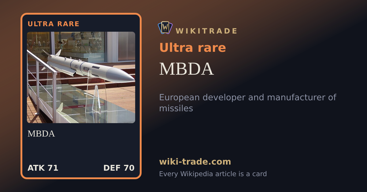 MBDA — Ultra rare card