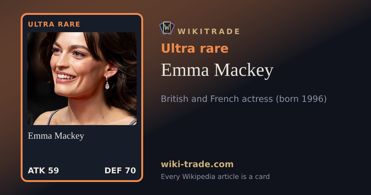 Emma Mackey — Ultra rare card