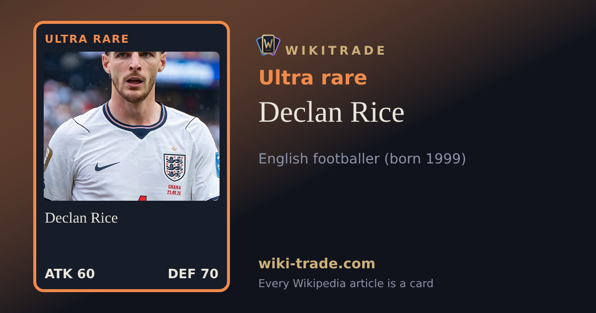 Declan Rice — Ultra rare card