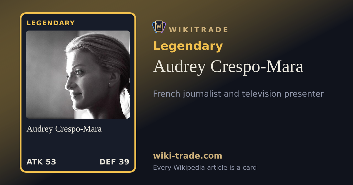 Audrey Crespo-Mara — Legendary card